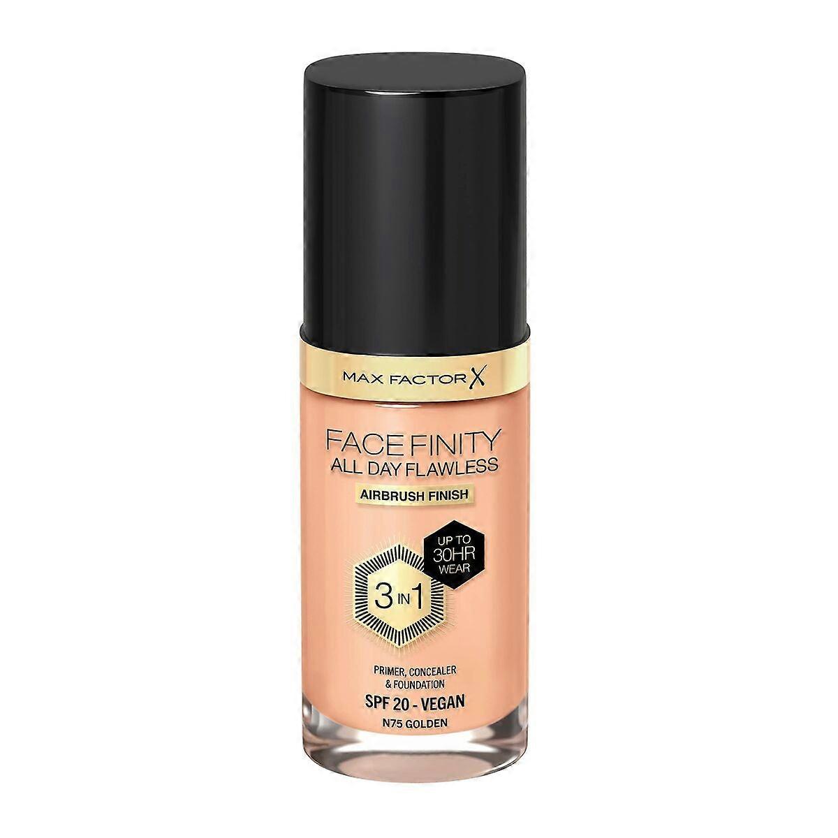 Crème Make-up Base Max Factor Facefinity 3-in-1 Spf 20 Nº 75-golden 30 ml