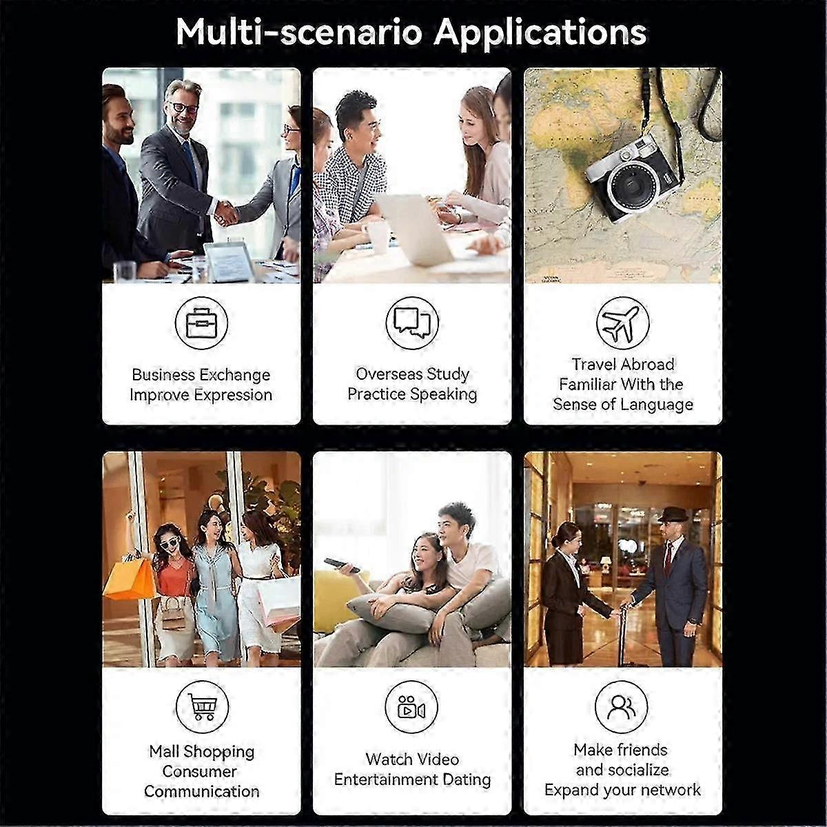 M30 Smart Voice Translator 139 Online Languages 14 Offline Wifi Photo Recording Dictionary Translation Business Travel