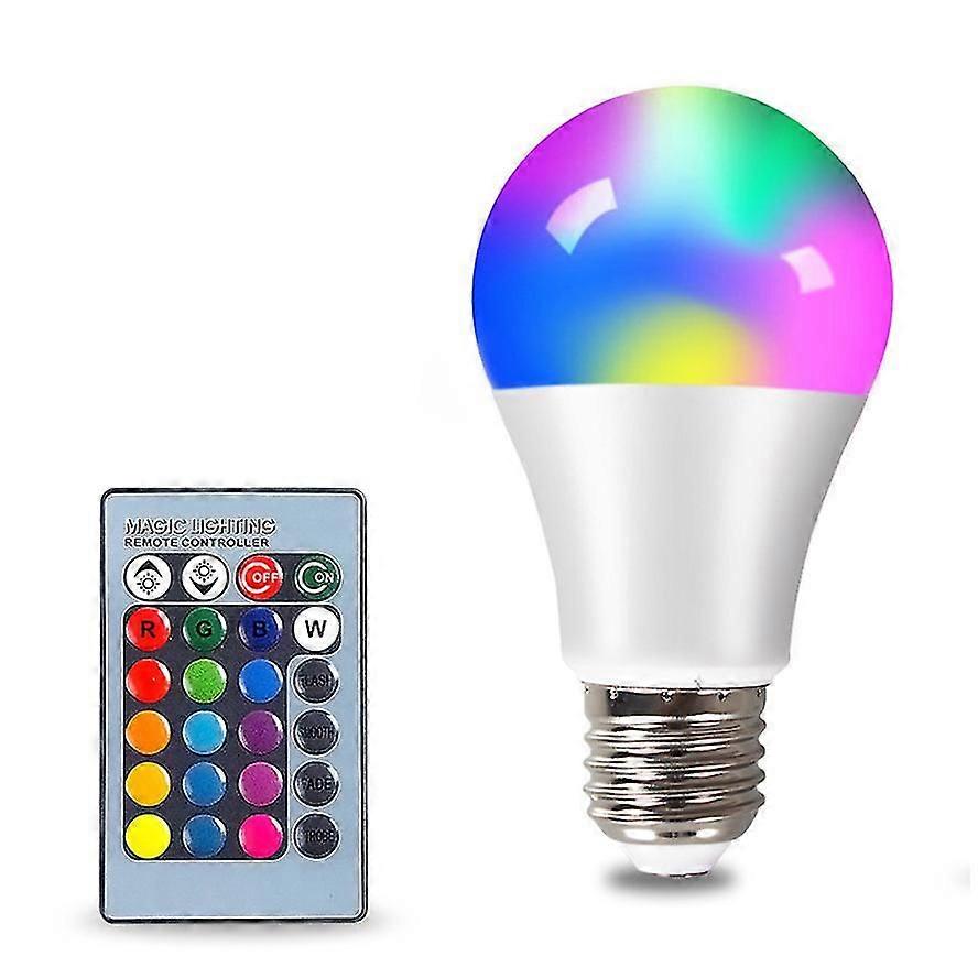 E27 Led Rgb Lamp Spotlight Bulb Ac 85-265v Bombillas Led 4w 10w 15w Ir Remote Control Led Bulb Smart Led Rgbw Lamp Home Decor