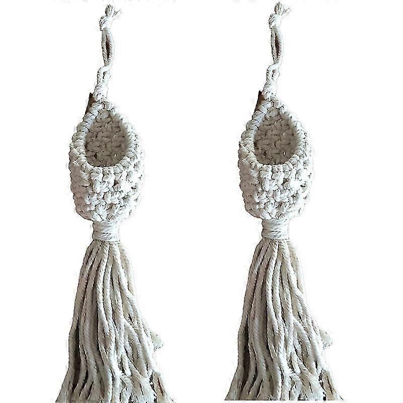 2pcs Nordic Tapestry Hand-woven Bohemian Tapestry Tapestry Net Bag Air Ins Wind Tapestry