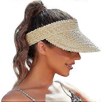 Visera para mujer, sombrero de playa para mujer