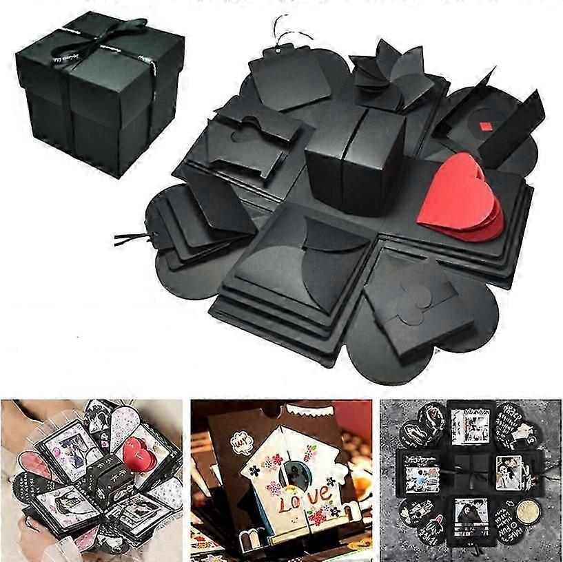 Explosion Box Scrapbook DIY Photo Album Valentine Creative Exploding Gift Boxes