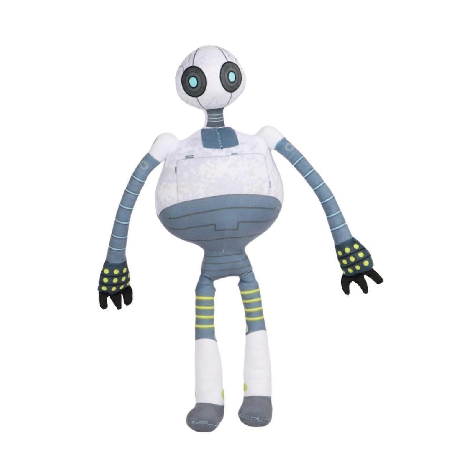 Robot Plush Toy Ornament Cute Plush Toy for Holiday Tabletop Room Decoration