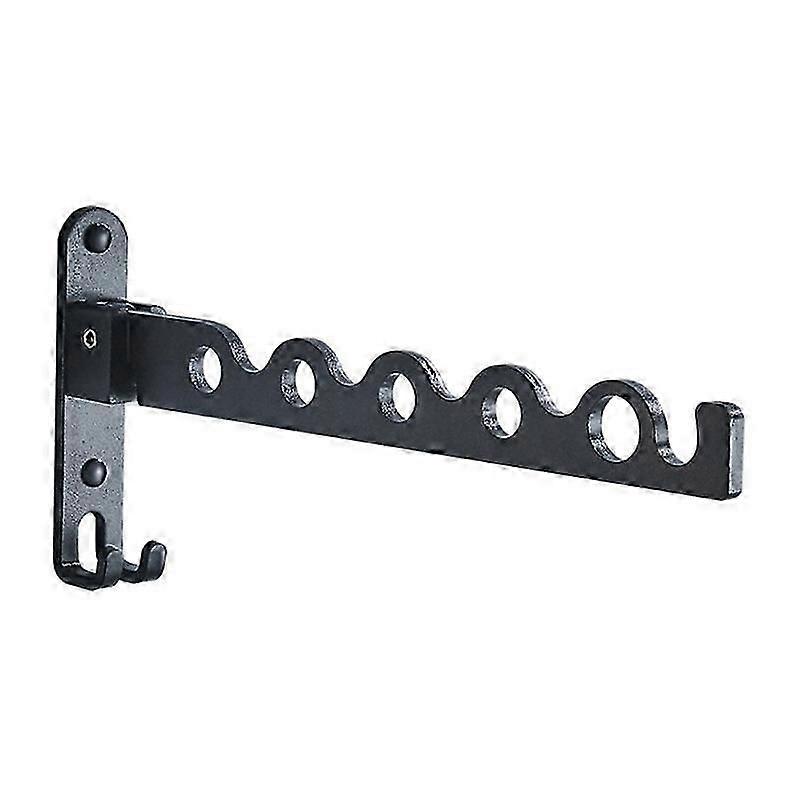 Mounted Rack Retractable Collapsible Saving  Black