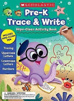 PreK Trace  Write WipeClean Activity Book