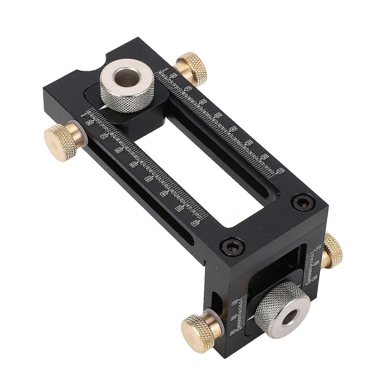 dowel drill guide kit pin fixture hole drill bit set Woodworking Drilling