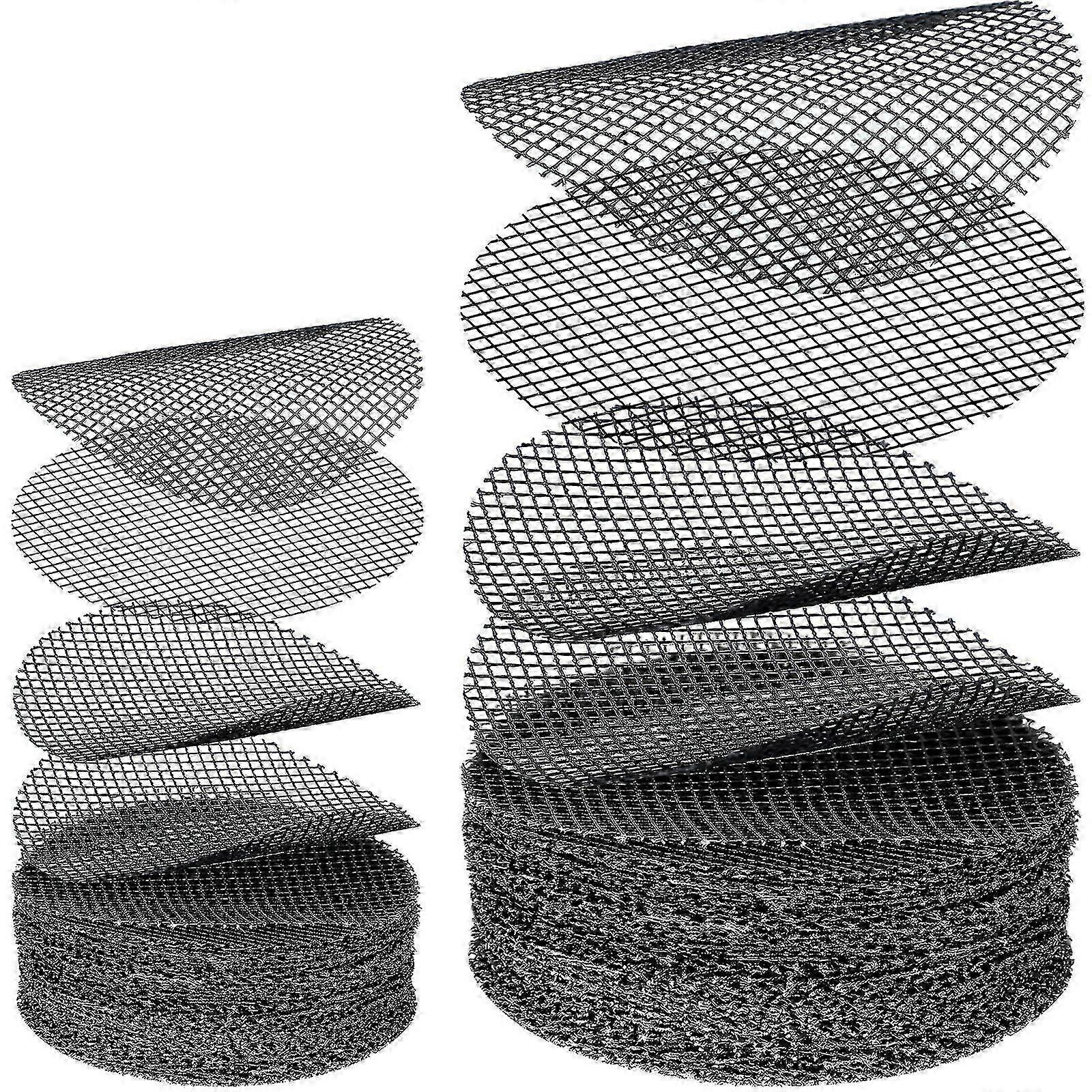 200pcs Round Mesh Mat Bonsai Mesh Pot Drainage Net 10cm And 5cm