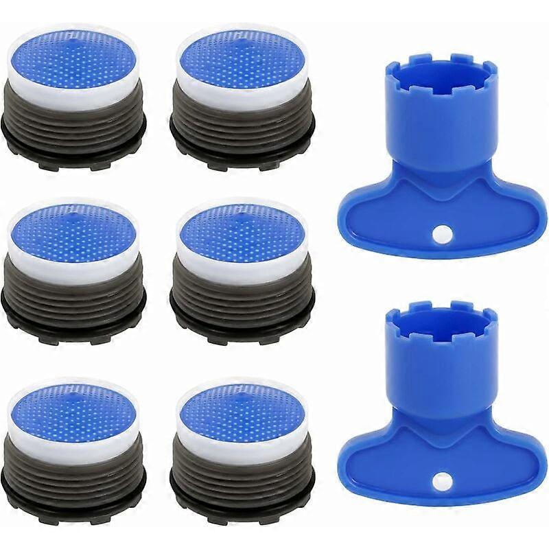 6-pack faucet aerators for kitchen and bathroom