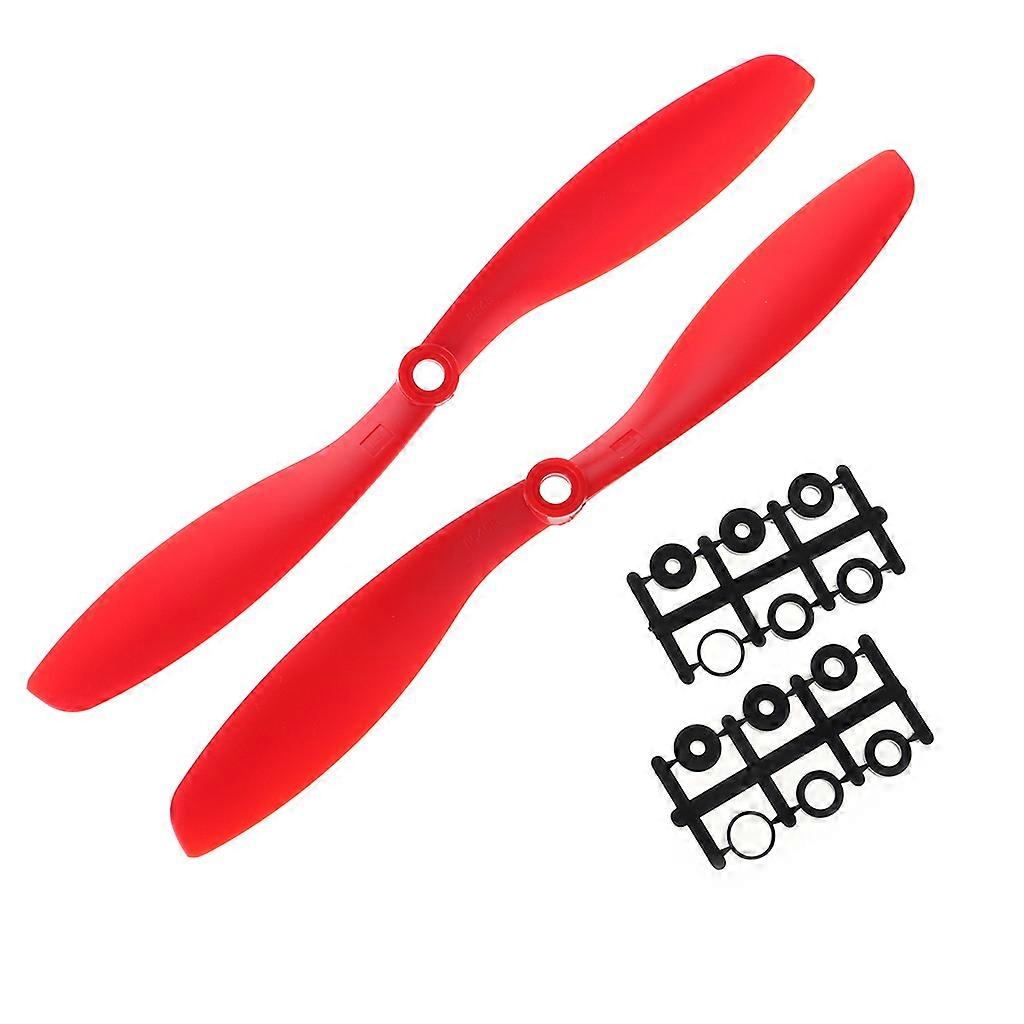 2 stücke Kunststoff 8045 Prop CW CCW Propeller für RC Quadcopter Multirotor Flugzeug Rot