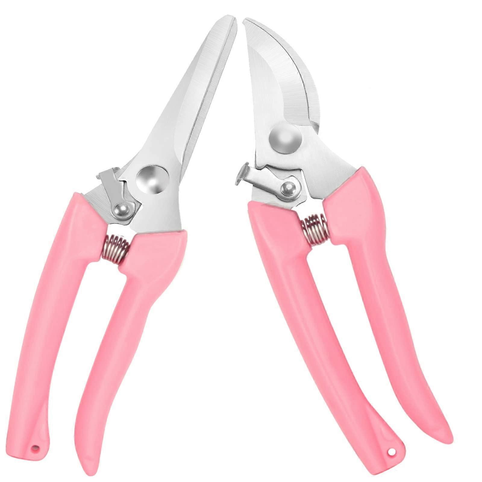 Premium Sharp Steel Pruning Shears for Garden Bushes