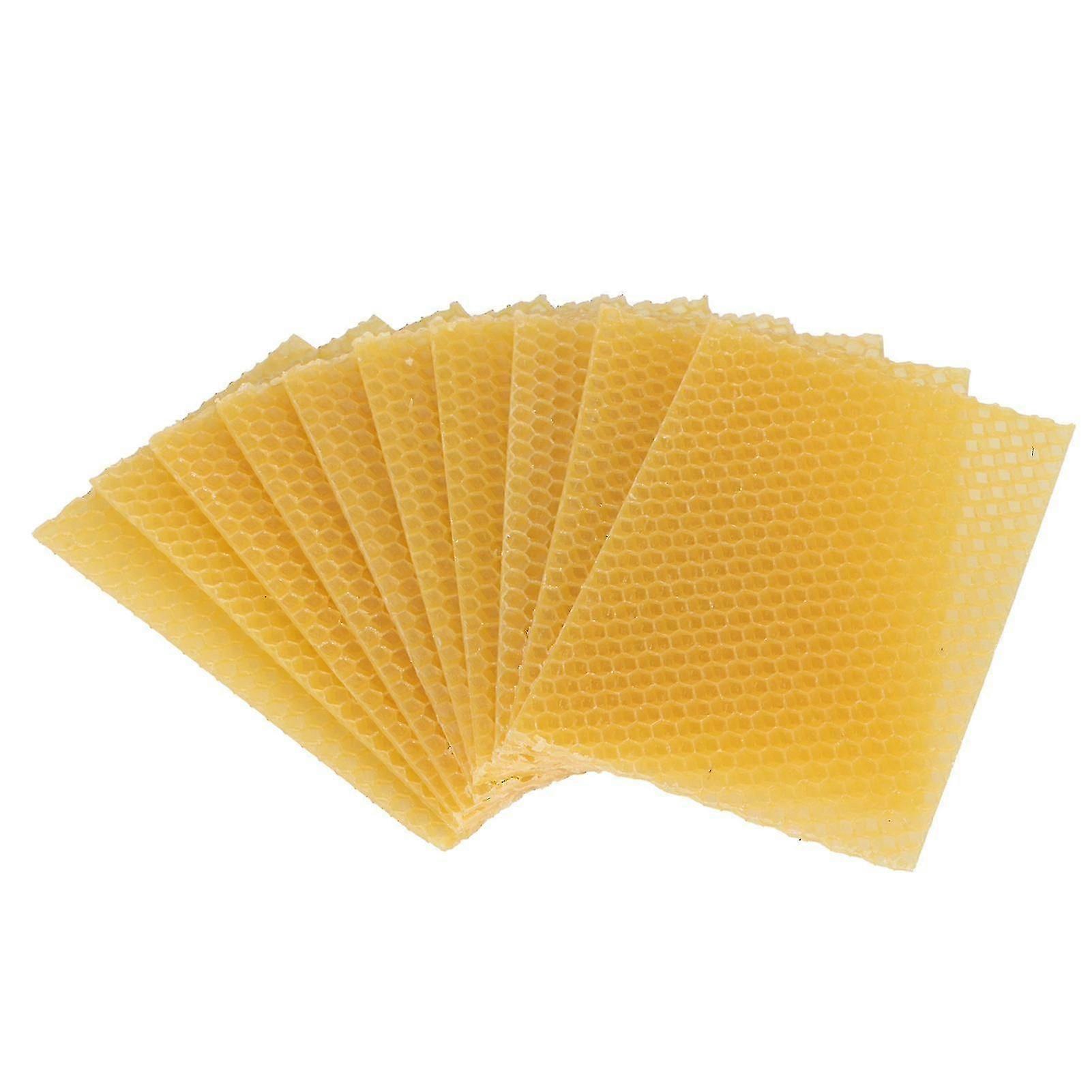 Beeswax Foundation Wax Frame for Beekeeping Furniture Floor Polishing (10pcs)