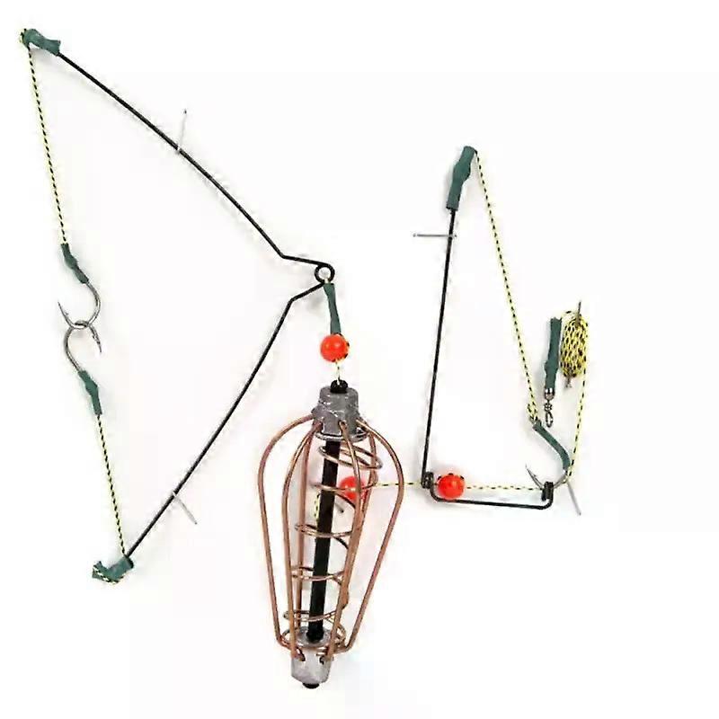 Fishing Silver Carp Bighead Carp Strong Horse Fixed-point Nesting Explosive Hook Copper Electroplating Nesting Fish Finder