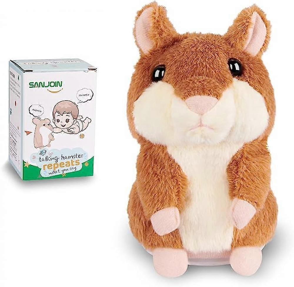 Talking Hamster Repeats What You Say, Talking Interactive Toy Repeating Birthday Gift