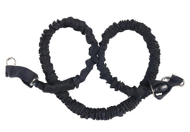 Resistance Band Exercise Belt System, Leg and Glute Training Exercise Equipment Bungee Cord (black 30 lbs)
