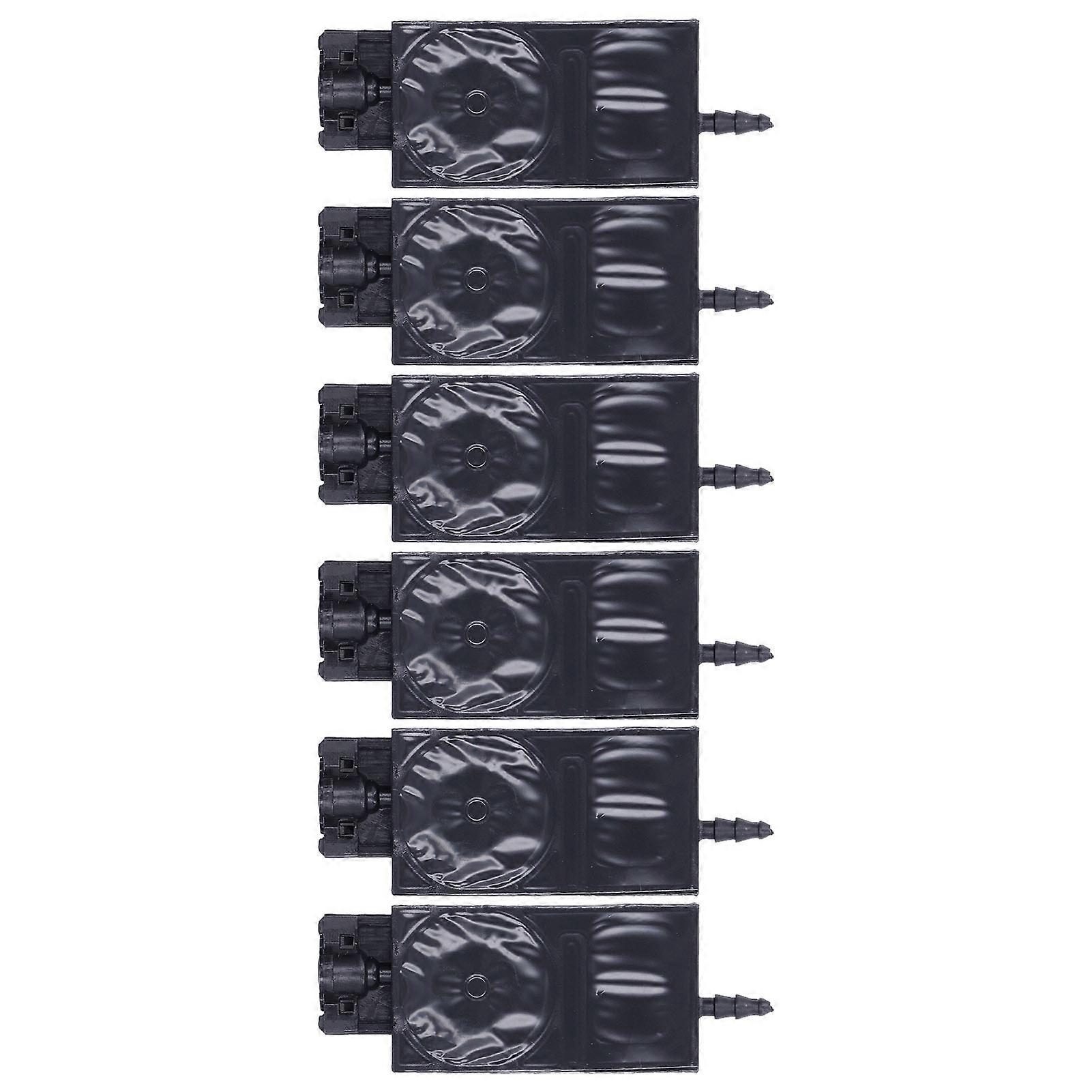 6Pcs Rectangular PP Ink Damper for XP600 Printer 4x3mm Black