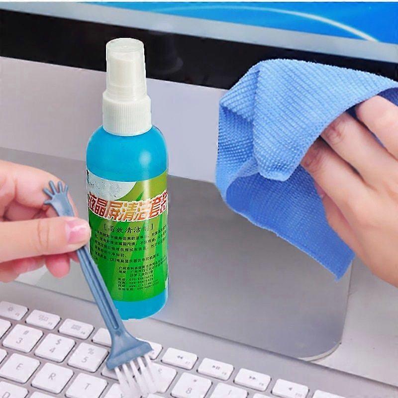 Useful Screen Clening New 3 in 1 Screen Cleaning Suits Kit With Brush For TV LED