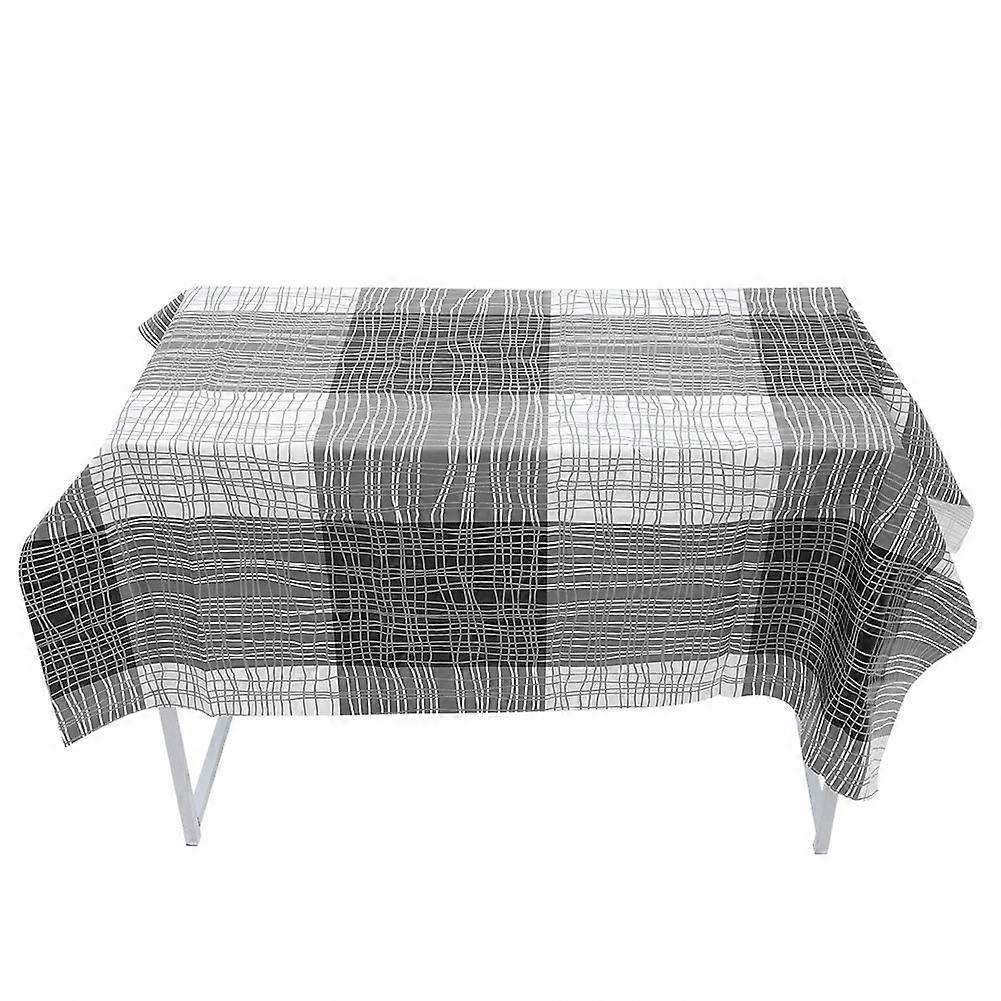 Waterproof and Oil-proof PVC Tablecloth 140 X 140 Cm, Restaurant Kitchen Table Cover Protector, Rectangular