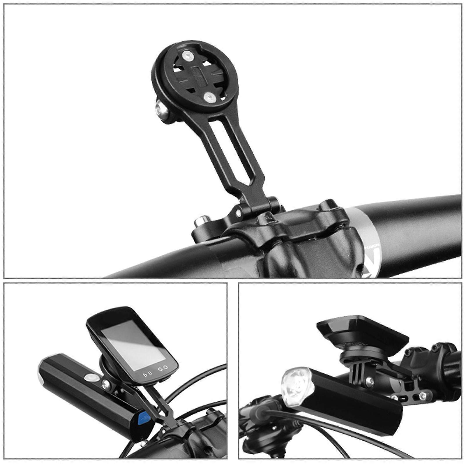 1Set regulierbare Fahrräder Lenkerhalterungen Leichte Aluminiumlegierungen Ständer Fahrräder Race Essential Getriebe Titanfarbe