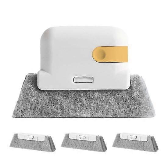 Window Groove Cleaning Brush with Replaceable Sponge Window Cleaner Tool Set Sliding Door