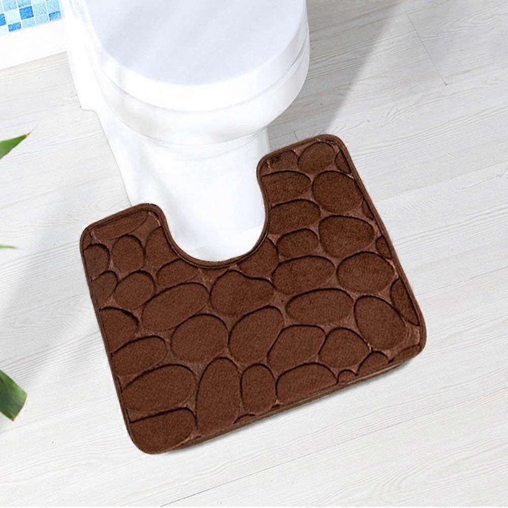 Modern Bathroom Carpets Non Slip Toilet Lid Cover Rugs New Bath Mat Set Washroom
