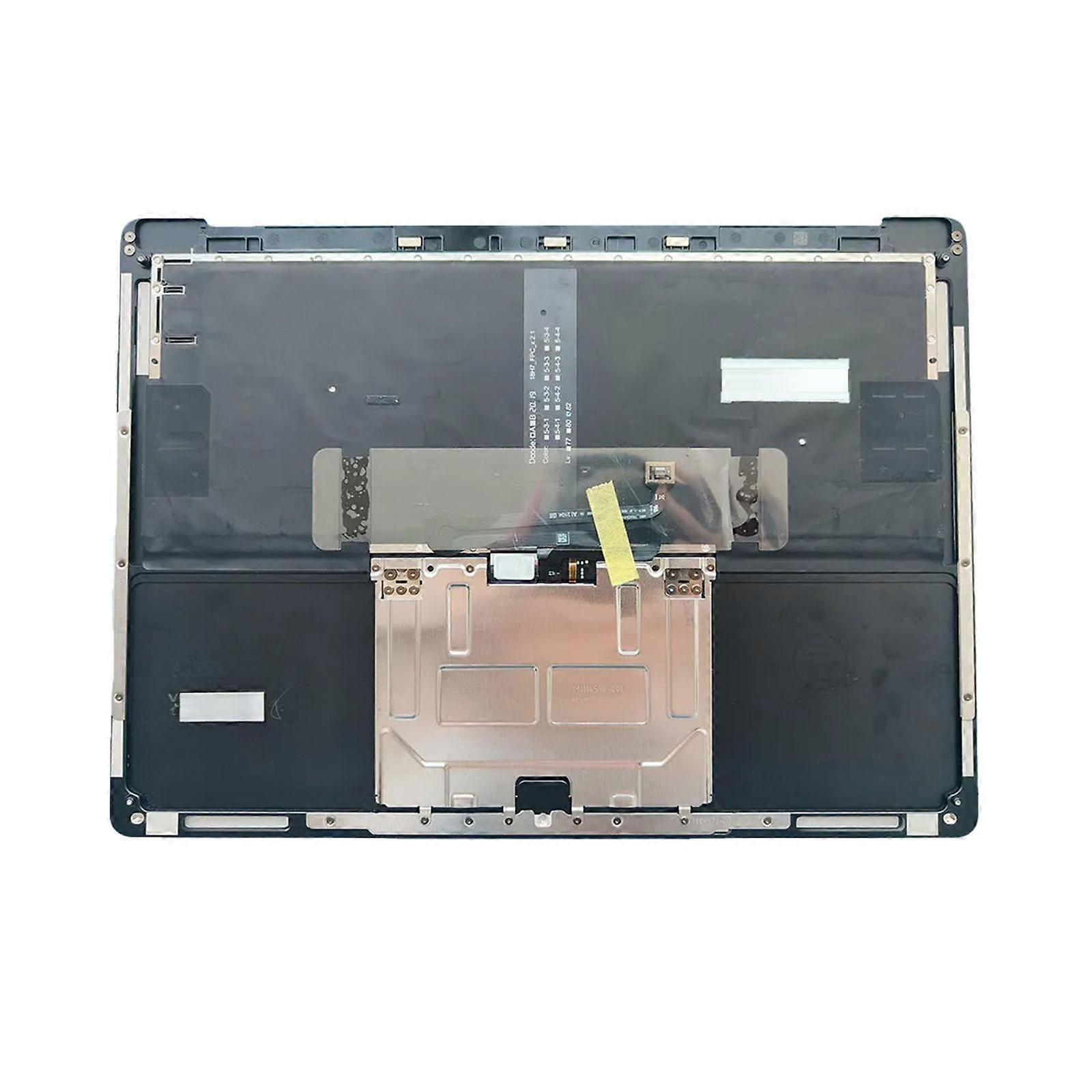 Comfortable Typing Experience Palmrest Keyboard for Laptop 3/4/5 13.5" 1951 User Friendly Layout Responsive Key Silver