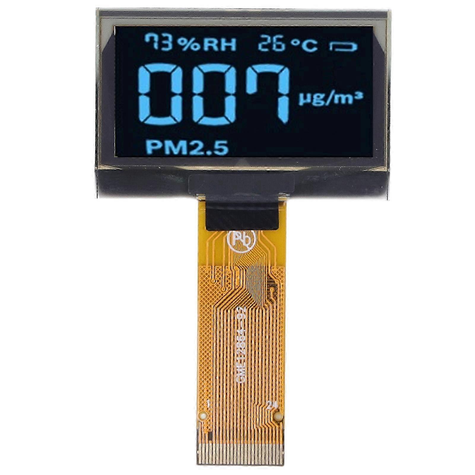 LCD Display Module Digital Board 1.54in 128x64 SSD1309 Drive 24 Pin Accessory Set Kit MRC128-3 Blue