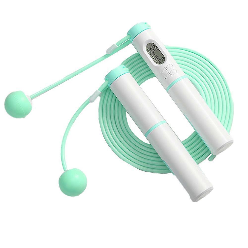 Cordless Jump Ball, Smart Digital Jump Rope with Calorie Counter, Weighted Jump Rope for Fitness and Weight Loss, Fitness Tool for Home and Travel
