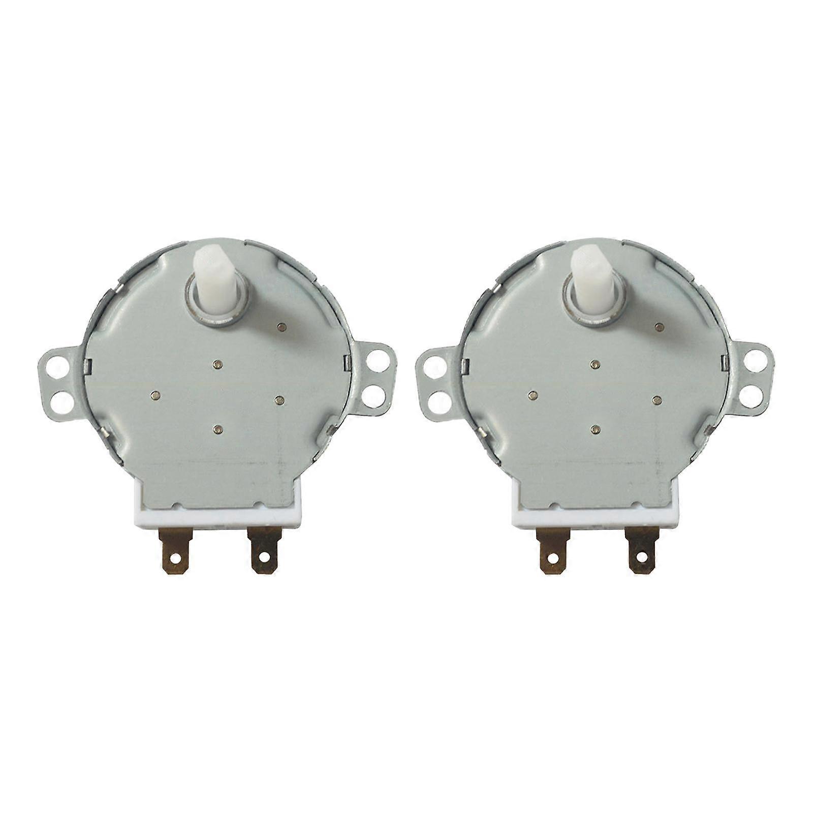 2x mikroaaltouunin osat levysoittimen moottori 49tyz-a2 4W 4 RPM metallin korjausosat
