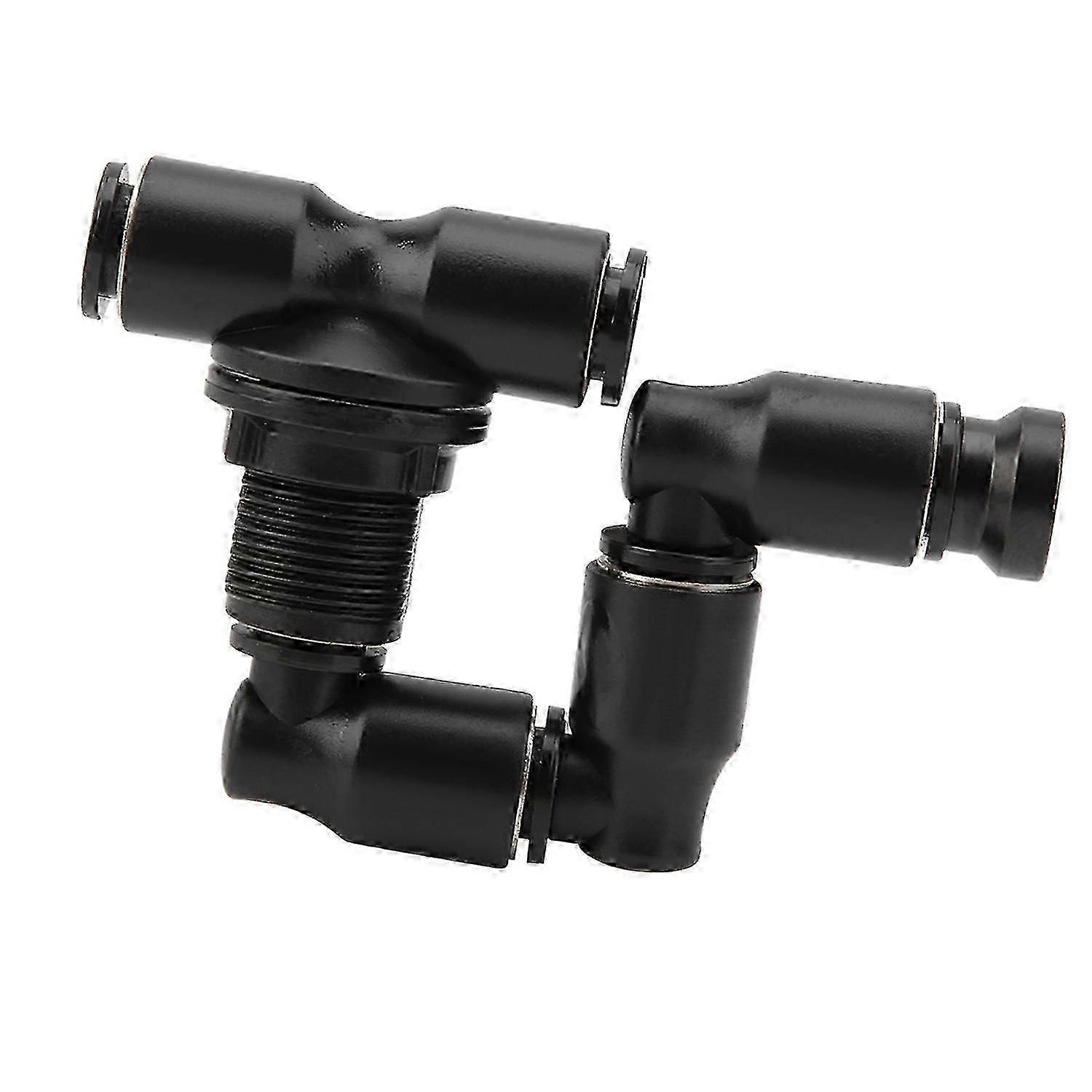 Reptiles Fogger Mist Sprinkler Adjustable for Rainforest Tank Pet Cooling System Black