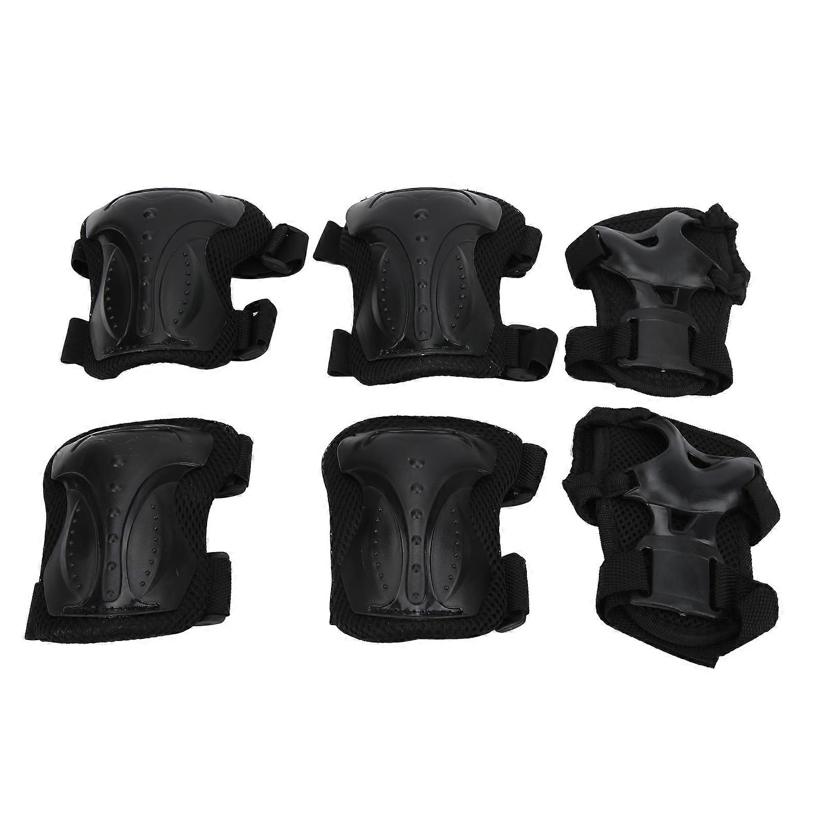 6pcs/Set Erwachsene Skateboard Schutzausrüstung Kit Knieschoner Ellbogenschoner Handgelenkschützer Set