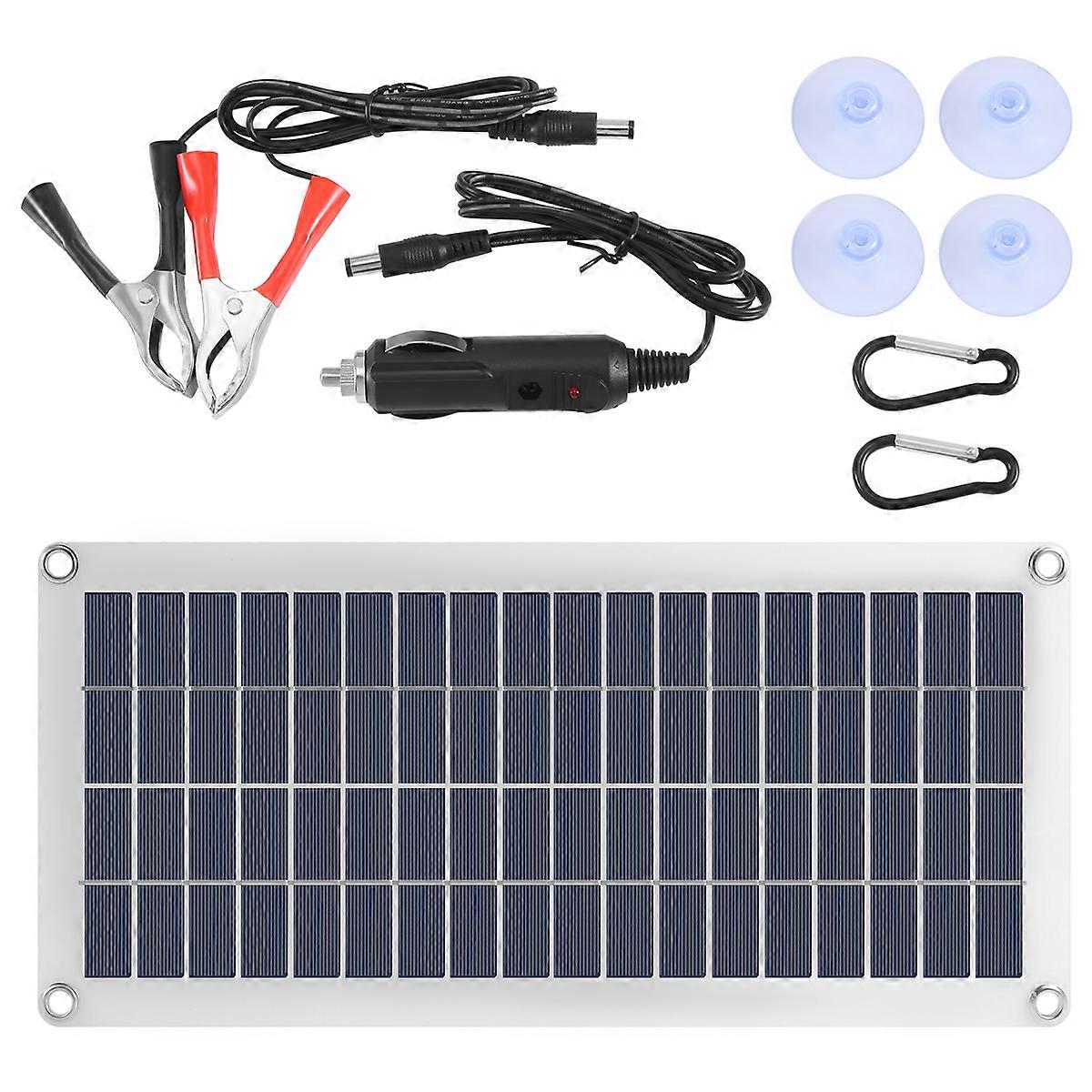 15W Solar Panel 12-18V Solar Cell Solar Panel for Phone RV B