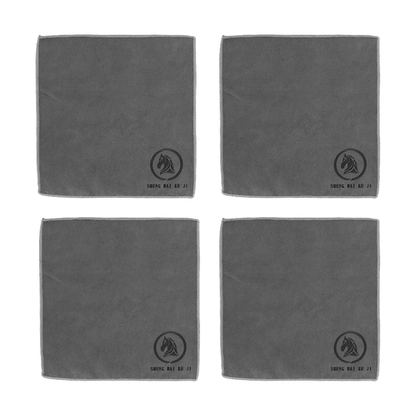 4pcs Double Sided Microfiber Towels Microfiber Drying Towels for Car Kitchen Bathroom