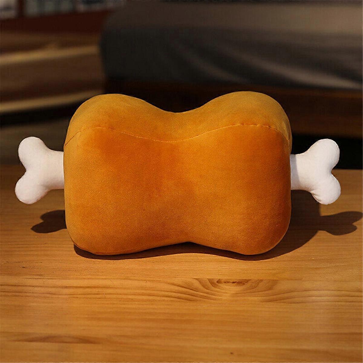Meat Bone Pillow Funny Nap Pillow Simulation Big Chicken Leg Toy
