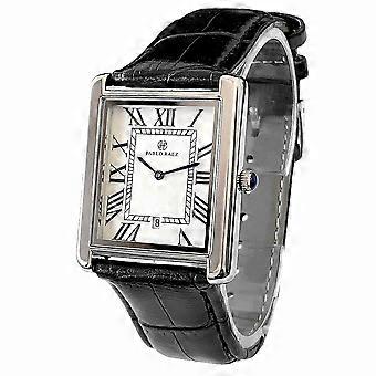 Pablo Raez Lover Watch Man Wristwatch Square Women Montre Unisex Casual Couple Clock Silve zwart Big