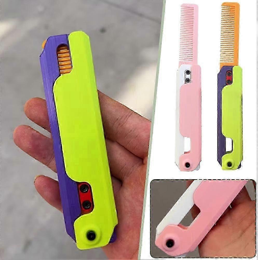 3D Printed Fidget Comb Toy, Gravity Butterfly Comb