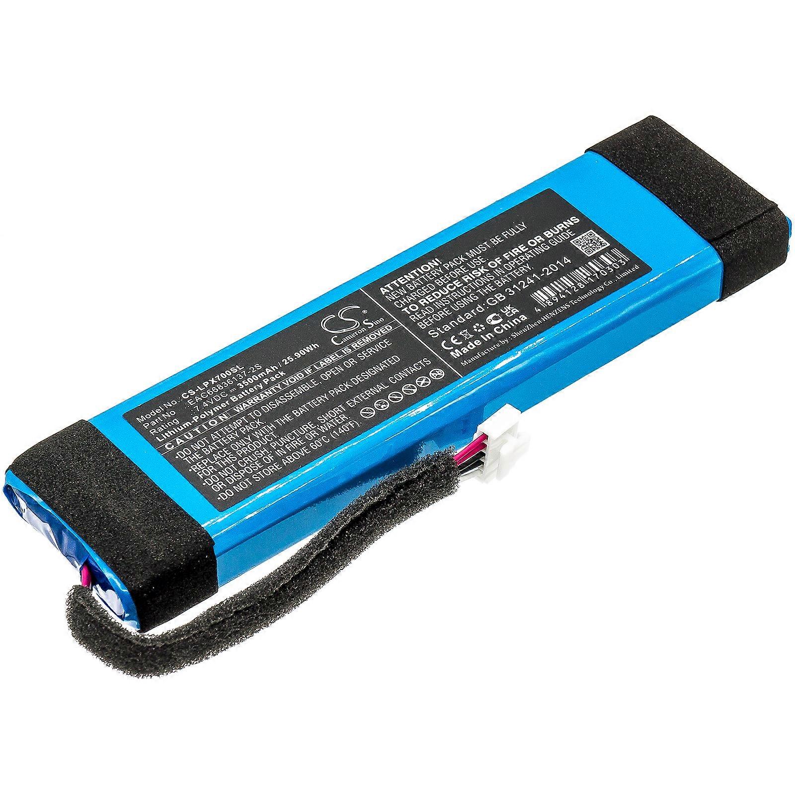 Battery for LG XBOOM 360 Go PL7 RP4 XG7 EAC63558704 EAC64790805 EAC66836137-2S