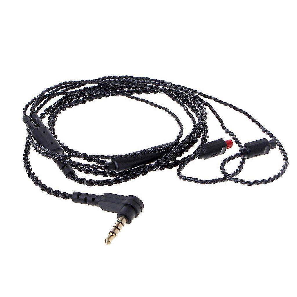 4-Pole Jack 3.5mm Earphone Cord Mic Controller Replacement Cable For ATH-IM04