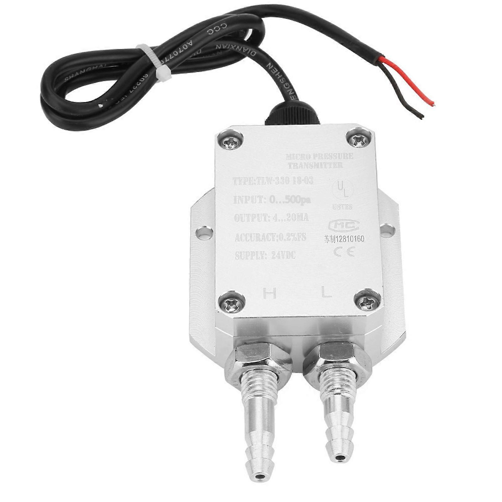 4-20mA Pressure Difference Transmitter Micro Pressure Differential Sensor(0~500pa)