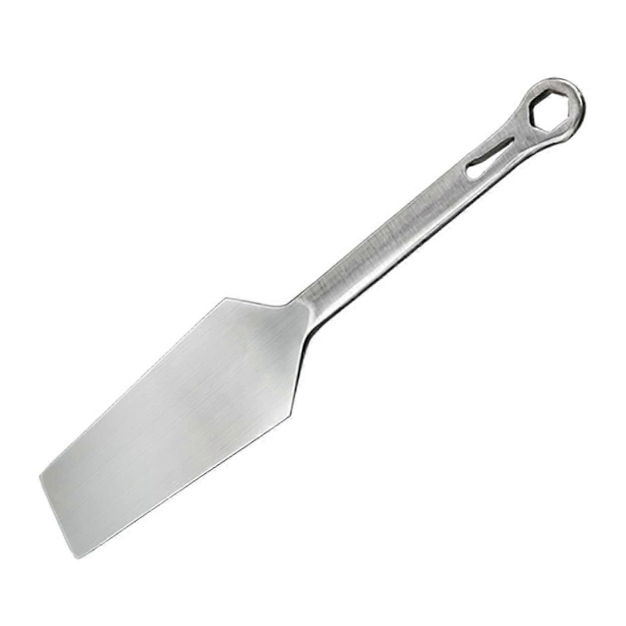 Stainless Steel Trowel Tool Plaster Spatula Construction Spatula Beveled Edges Single Piece Forged Enhanced User Experience