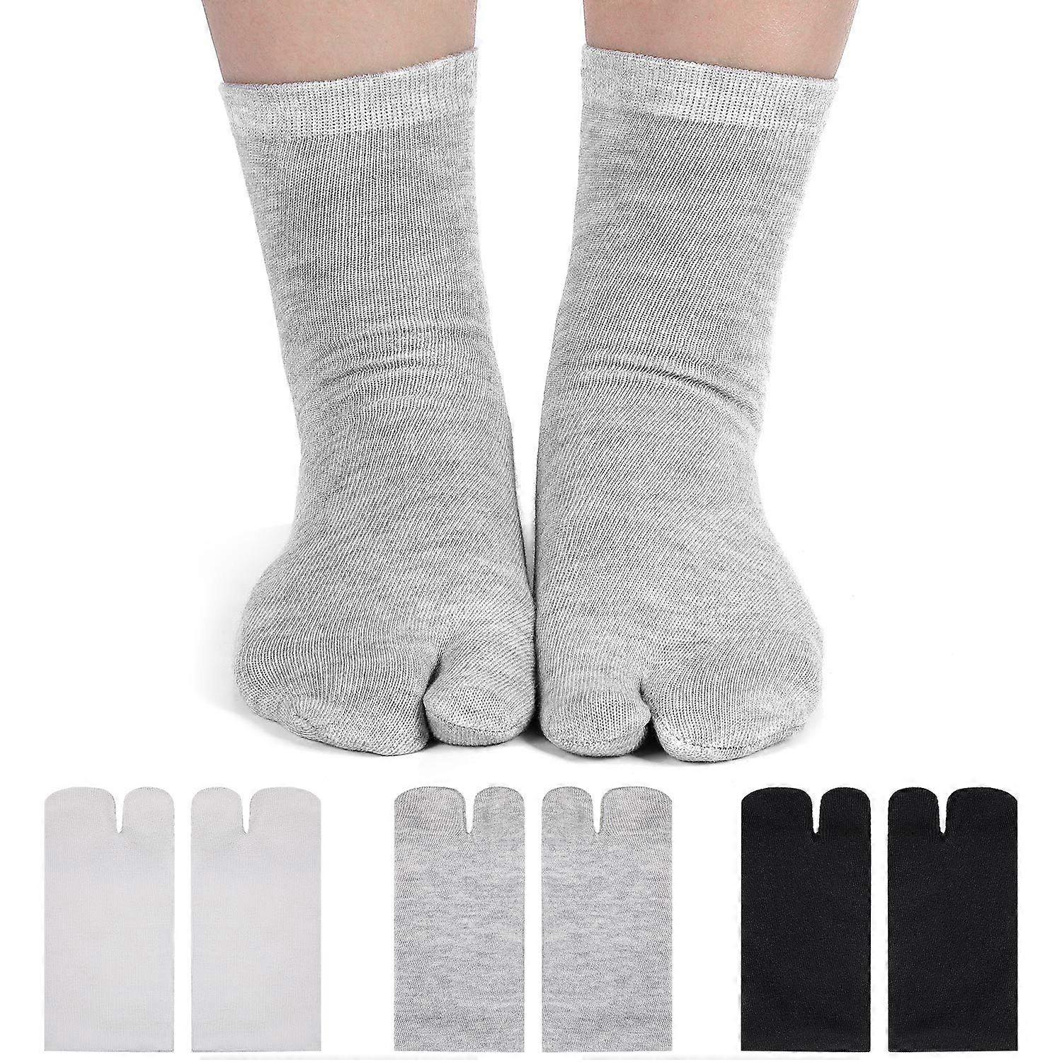 6 pairs of flip flop unisex socks subject to divided toes for toes