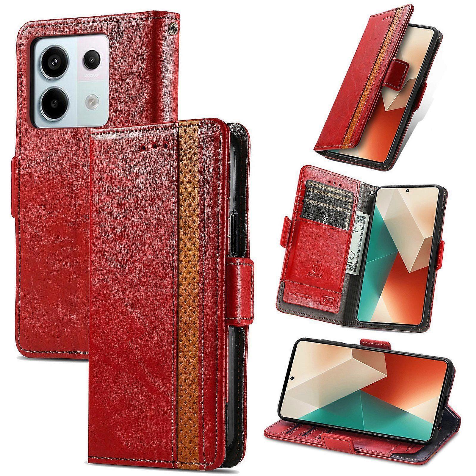 Compatible With Xiaomi Redmi Note 13 Pro 5G Wallet Case, PU Leather Flip Case with Card Holders RFID Blocking Kickstand Phone Cover