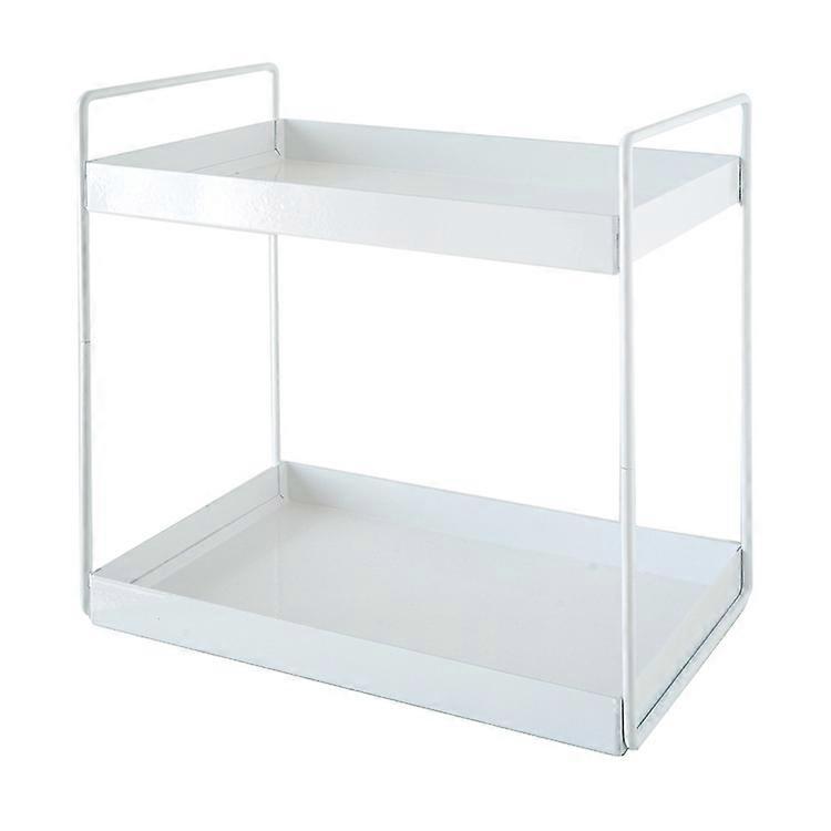 Home Storage Rack Bathroom Narrow Side Shelf, Specification: Large (White)