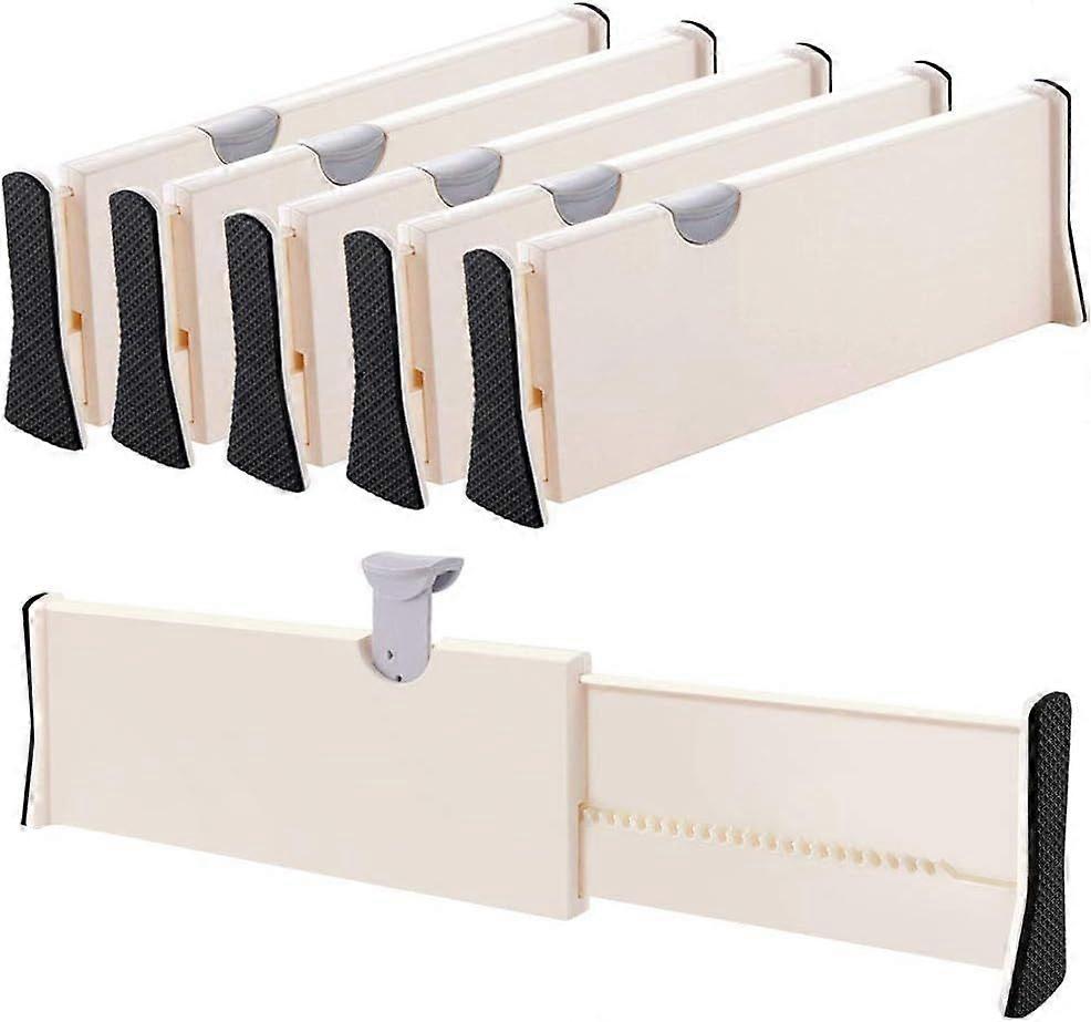 5-Pack Adjustable Drawer Dividers for Organization