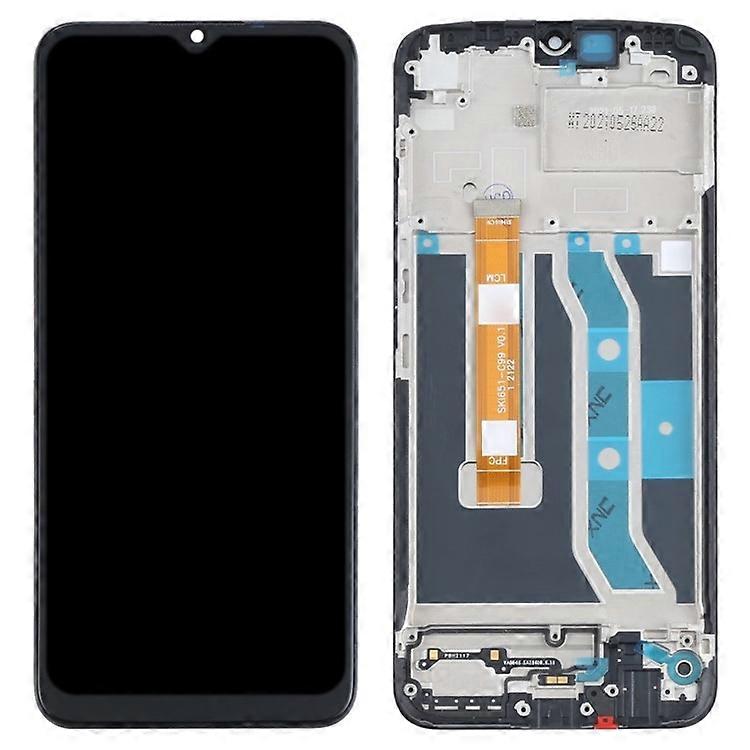 Compatible For Realme C25Y Grade B LCD Screen and Digitizer Assembly + Frame Replace Part (without Logo)