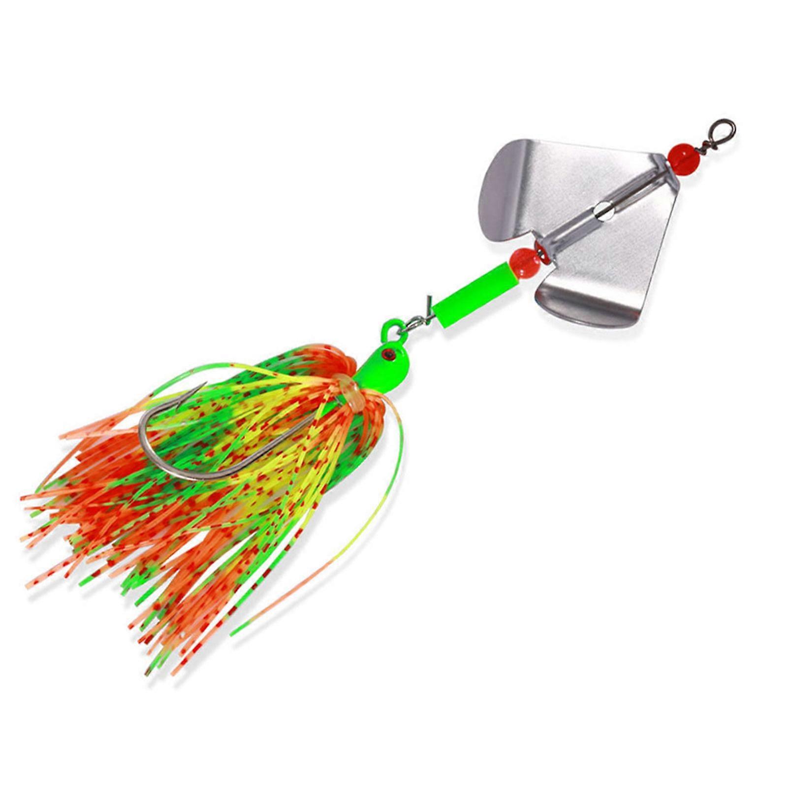 Vormontierte Angellöffelköder Gut sichtbarer Jigkopf-Angellöffel für Barschforellen-Crappie-Lachs