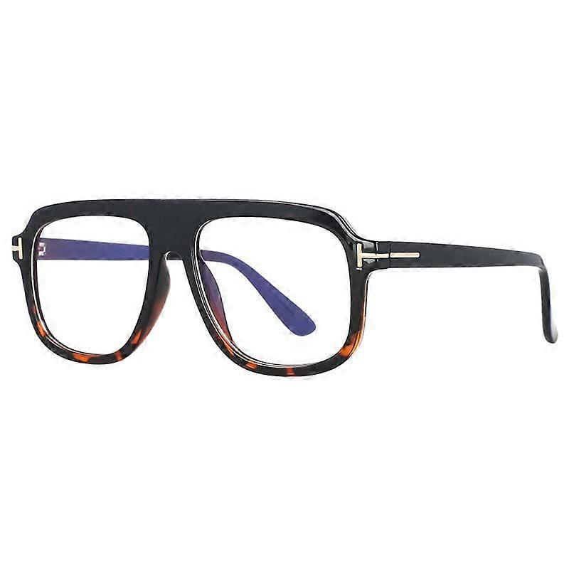 53116 Tr90 Anti Blue Light Glasses Retro Square Transparent Computer Eyewear Anti Blue Lenses Female Spectacles Frame