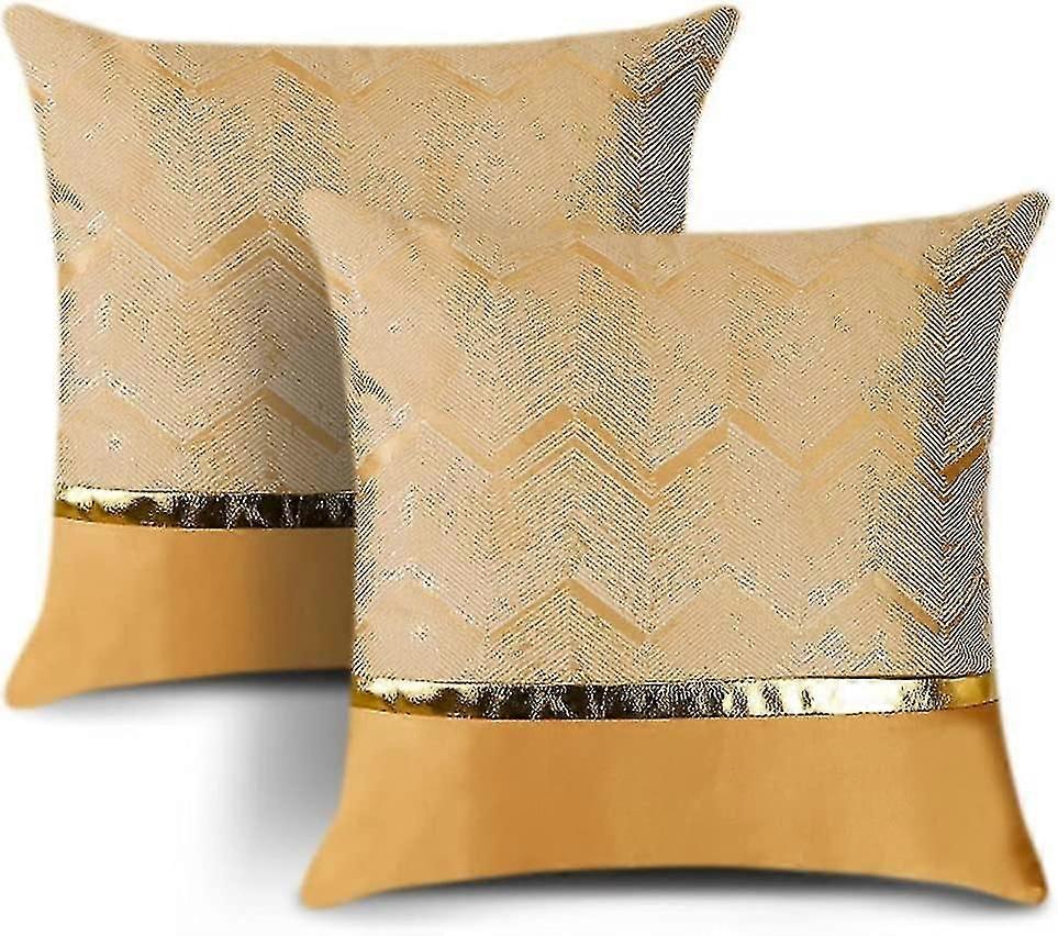 2pcs Cush Cover Thread Wave Rative Case Ester Home Sofa