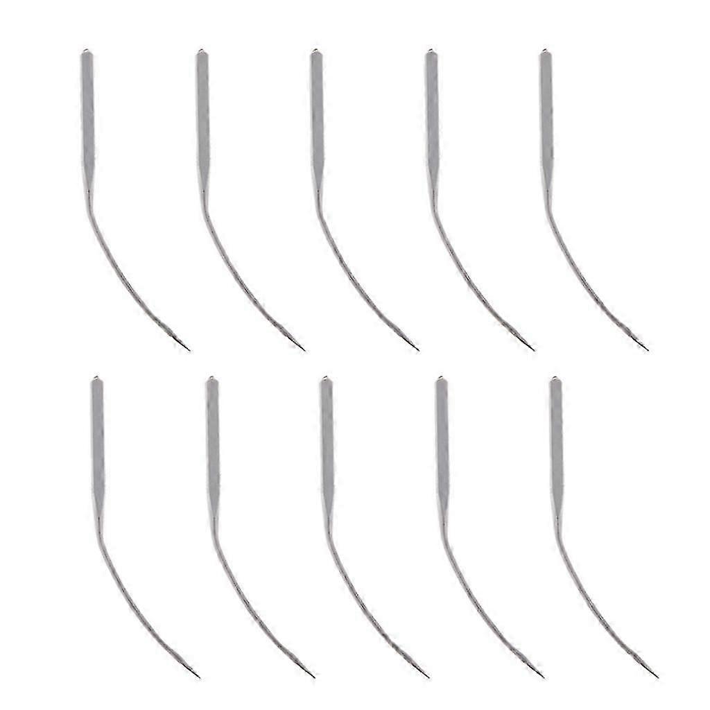 10Pcs Curved Blind Stitch Sewing Machine Needles LWx6T