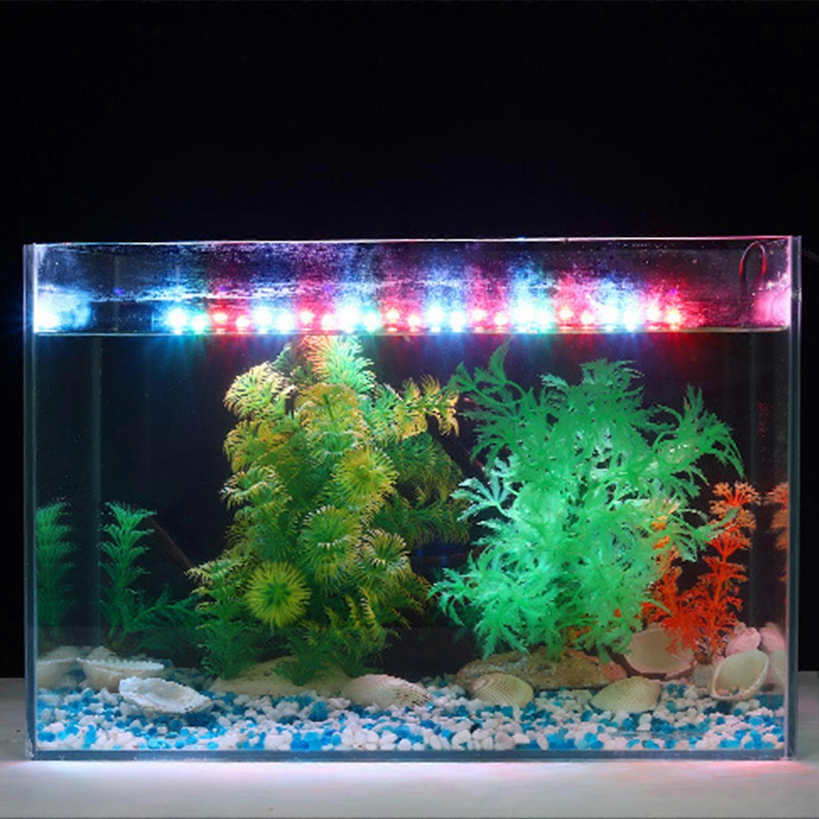 Aquarium Fish Tank Light Waterproof Level High LED Beads Enhanced Brightness Design Wide Application Energy Saving and Environmental Protection