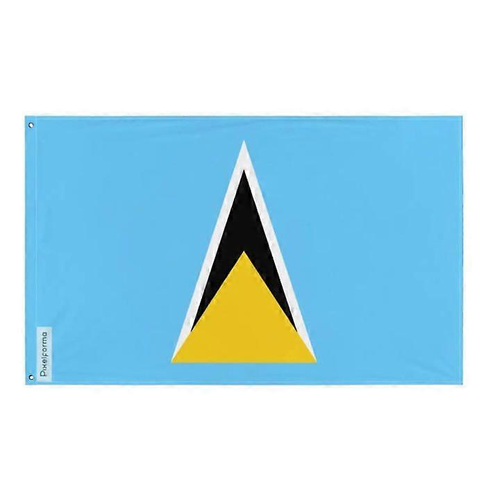 Flag of Saint Lucia – 96 x 144 cm – Polyester – Iron eyelets – Durable